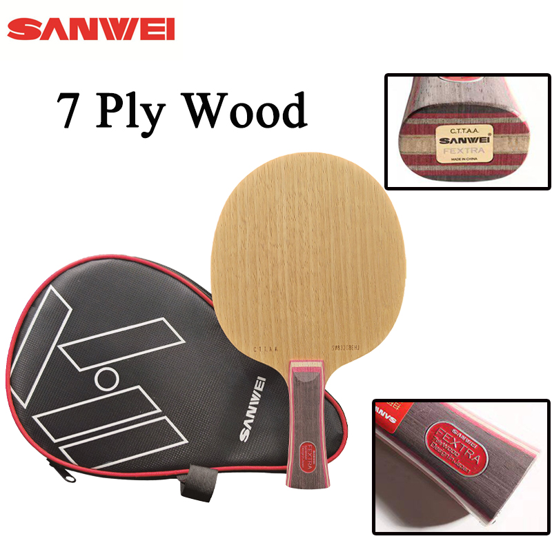 Outdoor Furniture Wood - ไม้ปิงปอง SANWEI FEXTRA 7 รุ่นใหม่ ไม้