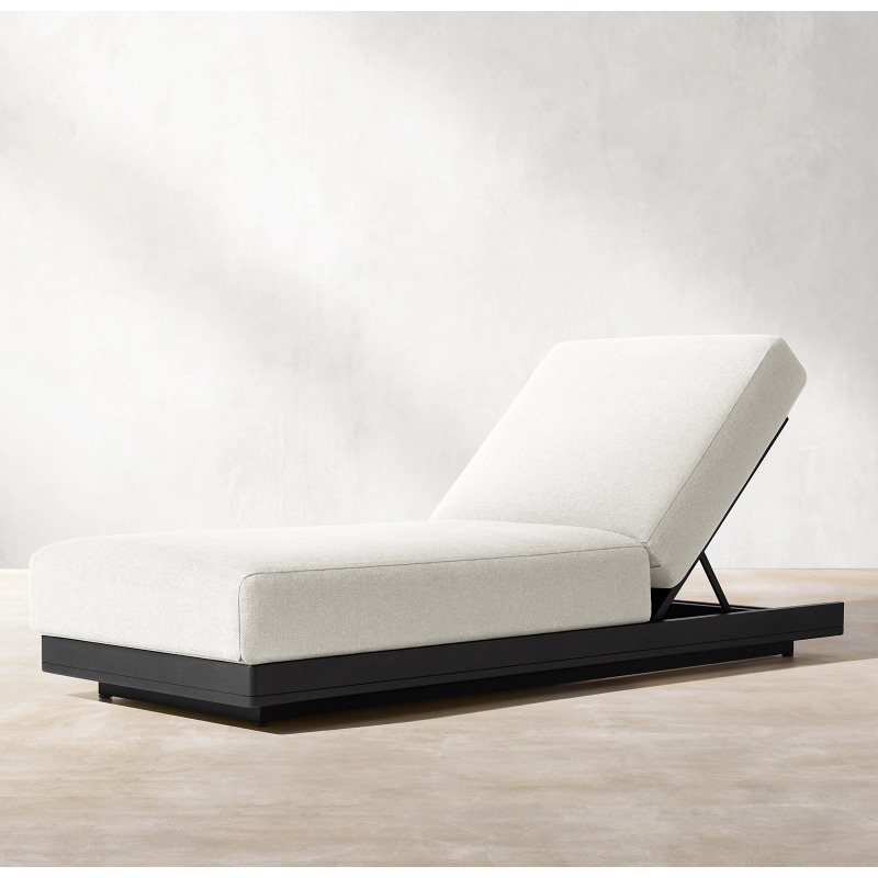 Outdoor Daybed Furniture - เฟอร์นิเจอร์กลางแจ้งหรูหรา กันน้ำ ทันสมัย โครงอะลูมิเนียม เก้าอี้พักผ่อนและเตียงนอนสำหรับใช้ในลานบ้าน โรงแรม