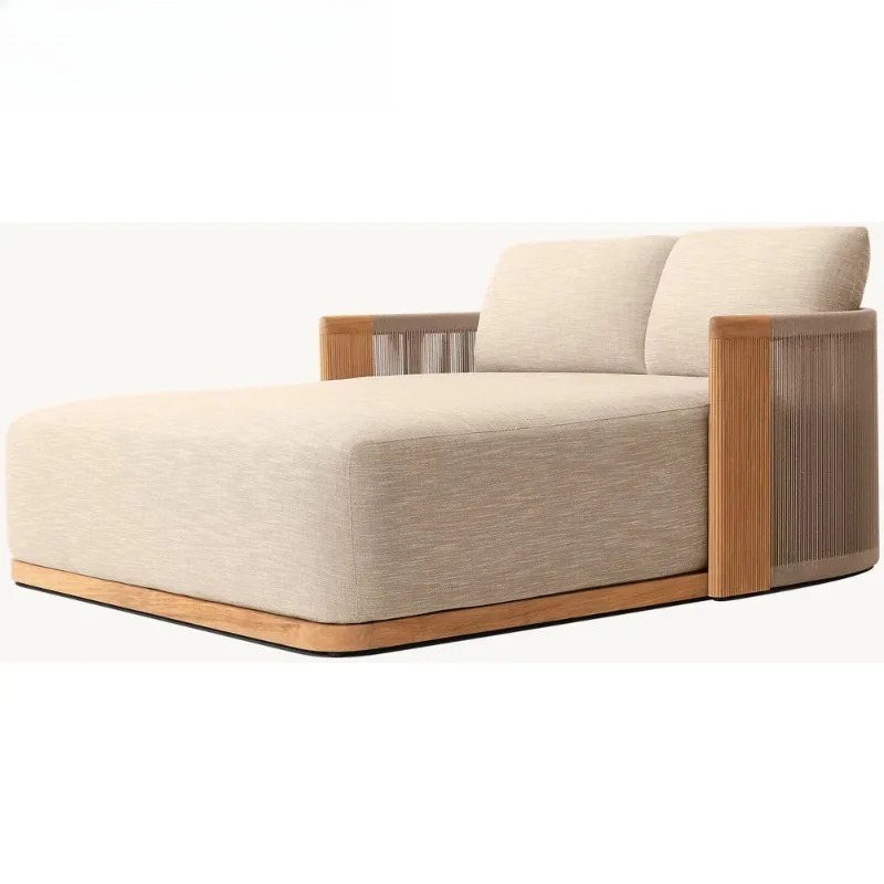 เตียงอาบแดดไม้สักสำหรับลานบ้าน - Outdoor Daybed Furniture บทวิจารณ์และราคา