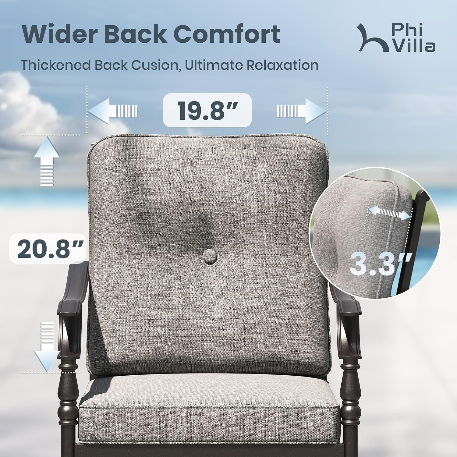 เก้าอี้สนามแบบหมุนได้ 2 ตัว, เ - Outdoor Furniture Metal Chairs บทวิจารณ์และราคา