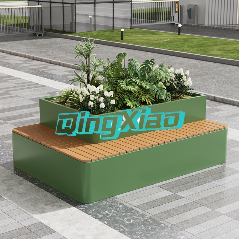 ม้านั่งกลางแจ้งพร้อมกระถางปลูก - Outdoor Furniture Metal Chairs บทวิจารณ์และราคา